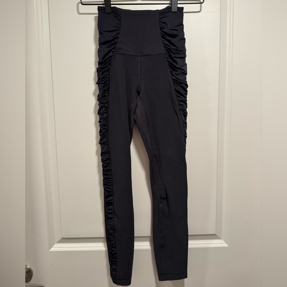 lululemon athletica Pants - Lululemon Align HR 25” Black Ruched Leggings